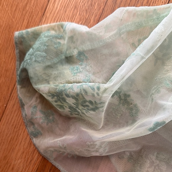 Lulu's Mint Green Ruched Maxi Dress - Picture 6 of 7